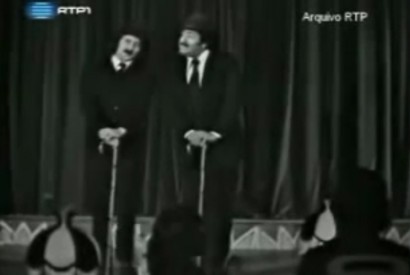 Recorde em vídeo o Sr Feliz, Sr Contente com Herman José e Nicolau Breyner