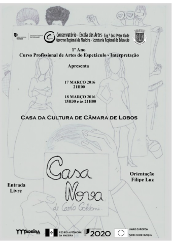 Alunos do Conservatório interpretam Casa Nova de Carlo Goldoni