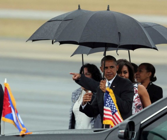 Obama aterra em Havana e mostra-se ansioso para conhecer o povo de Cuba