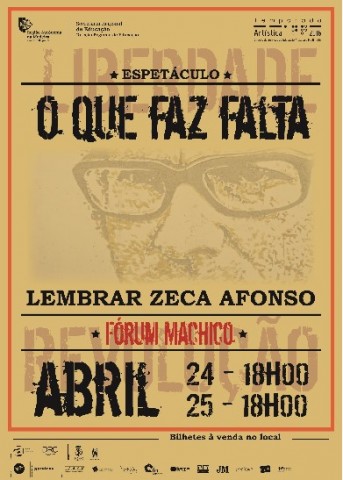 Zeca Afonso inspira “O que faz falta” no Fórum Machico
