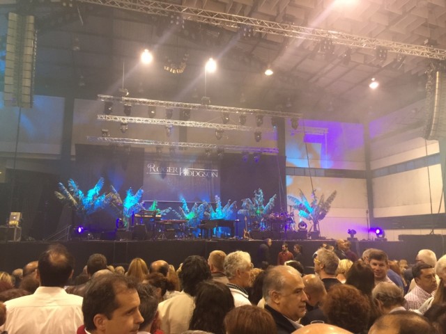 Concerto com  Roger Hodgson já começou