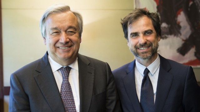 Paulo Neves encontra-se com António Guterres