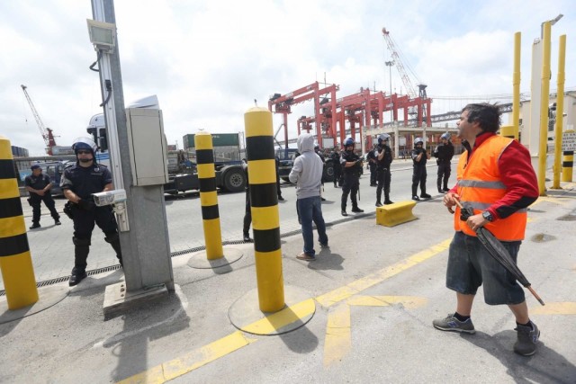 USAM solidária com os estivadores do porto de Lisboa
