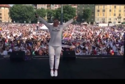 Katia Aveiro publica vídeo que mostra excerto do concerto em Milão à margem da Liga dos Campeões