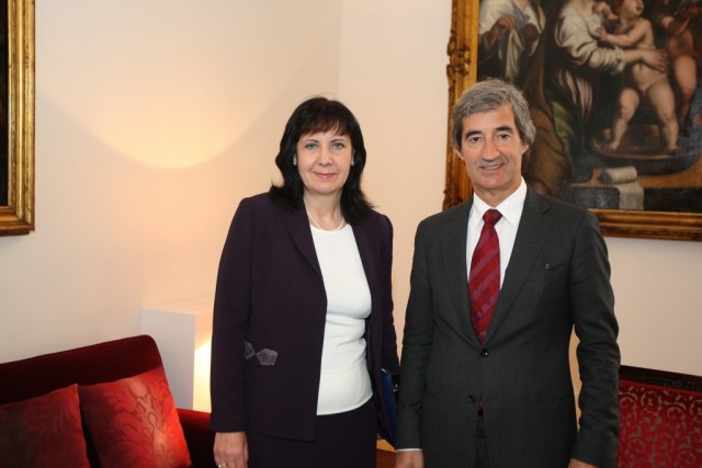 Tranquada Gomes recebeu embaixadora da Ucrânia