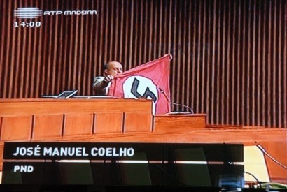 Sete fotos de episódios protagonizados pelo deputado Coelho na Assembleia da Madeira
