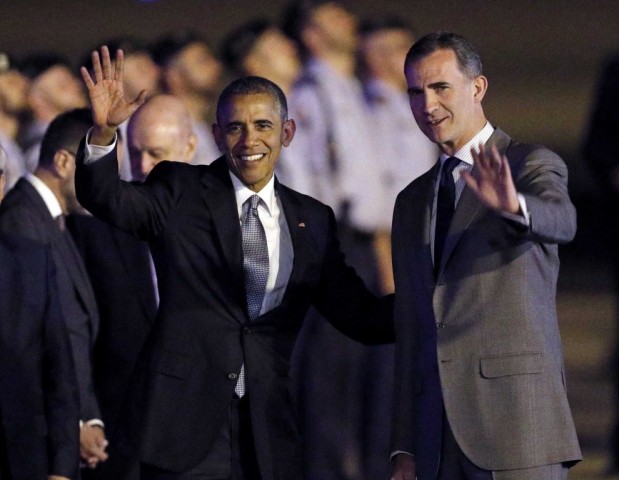 Obama em Madrid para visita de menos de 24 horas