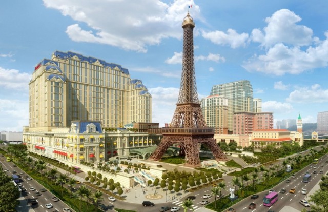 Casino com réplica da torre Eiffel abre em setembro em Macau