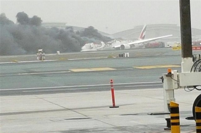 Acidente na aterragem de avião da Emirates no Dubai