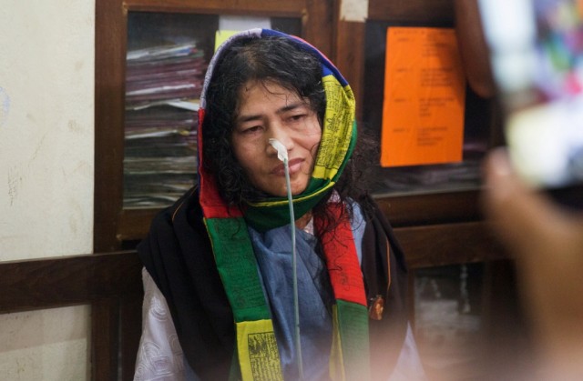 Indiana Irom Sharmila termina greve de fome de 16 anos