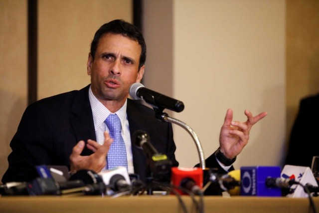 Capriles decreta emergência alimentar na região da Grande Caracas