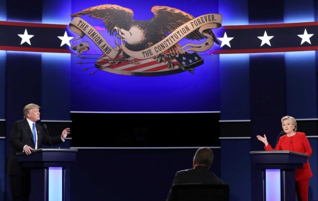 Sondagem da CNN considera que Clinton venceu o debate contra Trump
