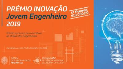 Abertas candidaturas ao Prémio Inovação Jovem Engenheiro 2019