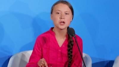 Activista Greta Thunberg acusa líderes mundiais de lhe roubarem os sonhos e a infância