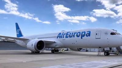 Air Europa vai aumentar em 8% a oferta de lugares em voos de longo curso