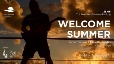 Akoustic Junkies dão as boas-vindas ao Verão com concerto com vista 360º sobre o Funchal