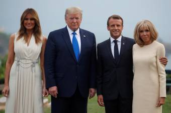 Almoço de Trump com Macron foi produtivo sobre comércio, Irão e Amazónia