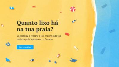 Aplicação tem mais de 23 mil registos de lixo marinho nas praias portuguesas em apenas seis meses