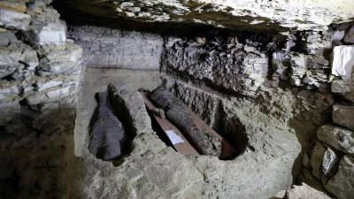 Arqueólogos encontram oficina de mumificação com 2.500 anos no Egipto
