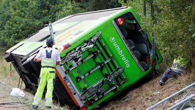 Balanço de feridos no acidente com autocarro na Alemanha sobe para 16
