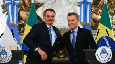 Bolsonaro pede “responsabilidade” aos argentinos para evitarem uma nova Venezuela