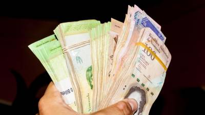 Bolívar soberano desvaloriza face ao euro 107,26% no último mês