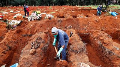 Brasil com mais 1.238 mortos e 22.765  infectados nas últimas 24 horas