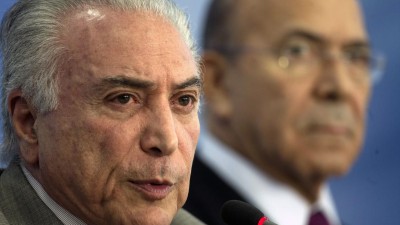 Brasil regista défice de 11,1 mil milhões de euros em novembro