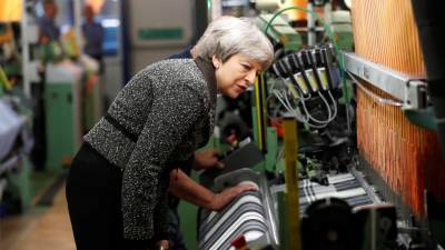 Brexit PM Theresa May em digressão pelo Reino Unido para marcar um ano antes da saída