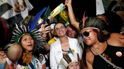 Candidatos presidenciais presentes em protestos contra Bolsonaro