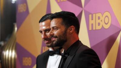 Cantor Ricky Martin anunciou casamento com pintor sírio