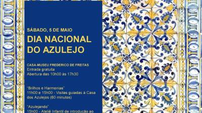 Casa-Museu Frederico Freitas associa-se hoje ao Dia Nacional do Azulejo com entradas gratuitas