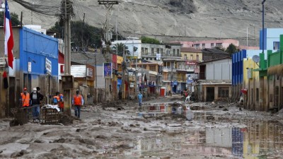 Centro do Chile em estado de catástrofe natural