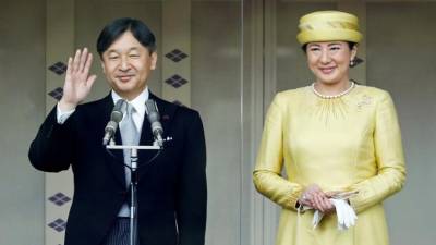 Cerimónias de entronização do imperador japonês na terça-feira sem desfile público