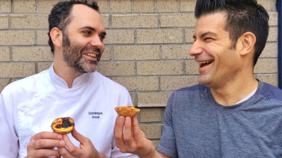 ‘Chefs’ George Mendes e Dominique Ansel recriam pastel de nata em Nova Iorque