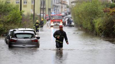 Chuva intensa provocou cerca de 20 inundações no distrito de Setúbal e no Alentejo