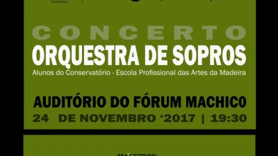 Concerto da Orquestra de Sopros ‘A’ do conservatório