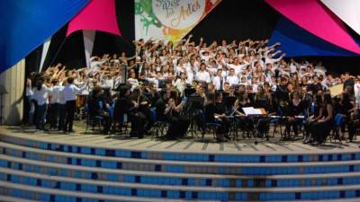 Concerto de encerramento do ano lectivo do Conservatório no auditório do Jardim Municipal