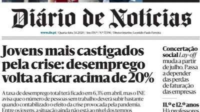 Desemprego afecta mais os jovens em destaque na imprensa nacional