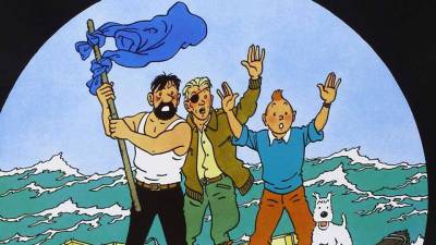 Desenhos de Tintin vendidos por 364 mil euros em leilão