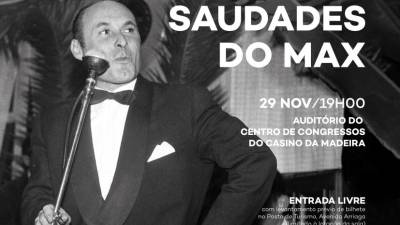 Disco ‘Saudades do Max’ lançado amanhã no Casino