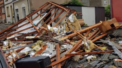 Dois feridos ligeiros e família de portugueses realojada depois de tornado no Luxemburgo