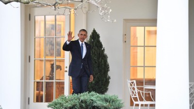 Donald Trump recebido na Casa Branca por Obama para uma última reunião
