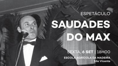 Escola Agrícola da Madeira recebe amanhã homenagem a Max