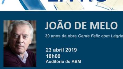 Escritor João de Melo assinala amanhã no Funchal o Dia Mundial do Livro