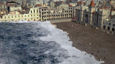 Especialistas internacionais reconstituem filme dos acontecimentos de tsunami de 1755