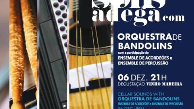 Esta sexta-feira há ‘Sons da Adega’ no IVBAM com a Orquestra de Bandolins do Conservatório