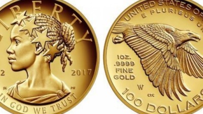EUA lançam pela primeira vez moeda comemorativa com Lady Liberty afro-americana