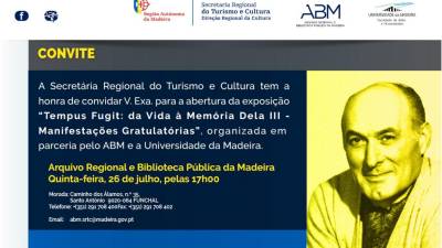 Exposição ‘Tempus Fugit: da Vida à Memória Dela III – Manifestações Gratulatórias’ no ABM
