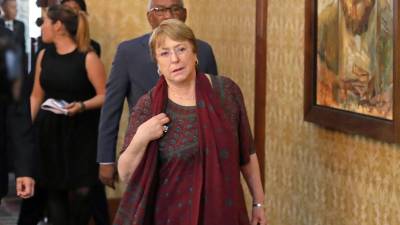 Familiares de presos políticos na Venezuela reuniram-se com comissária da ONU
